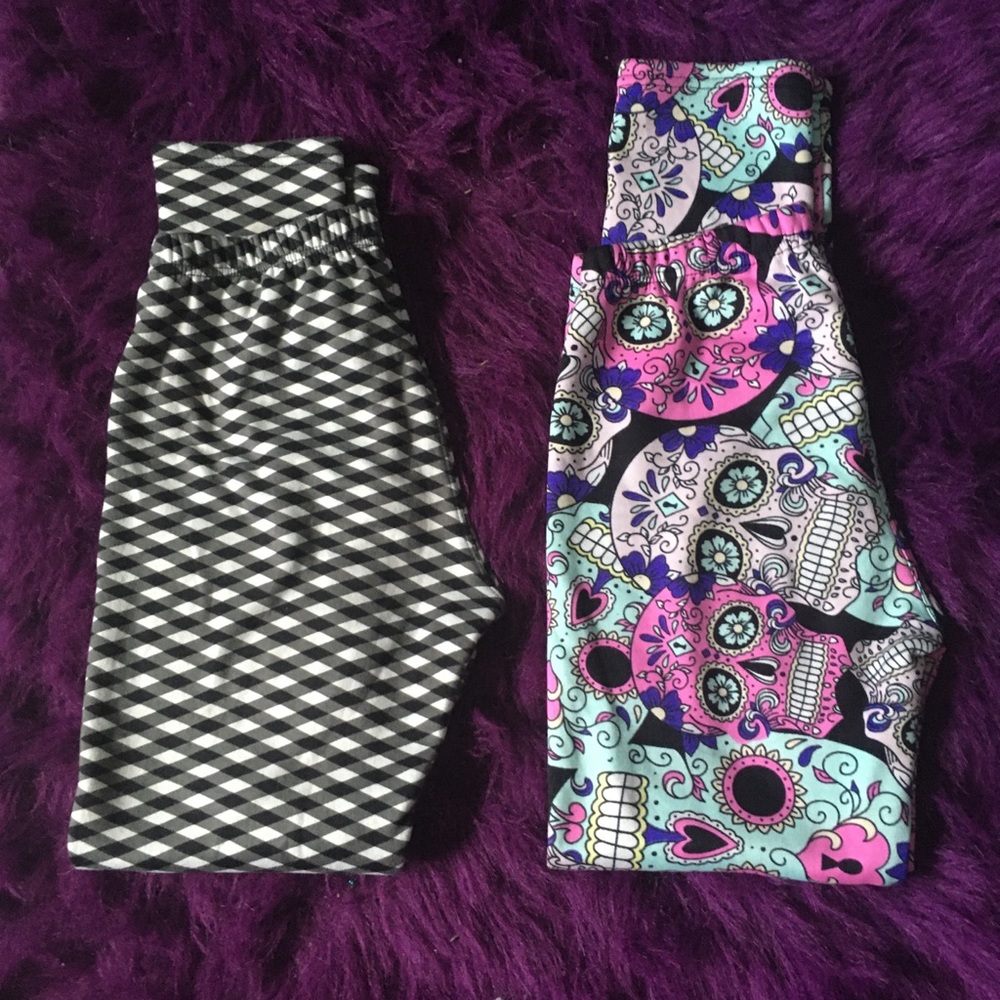 Just Cozy lined leggings One size but fits like a Large Nee without tags 2/$25